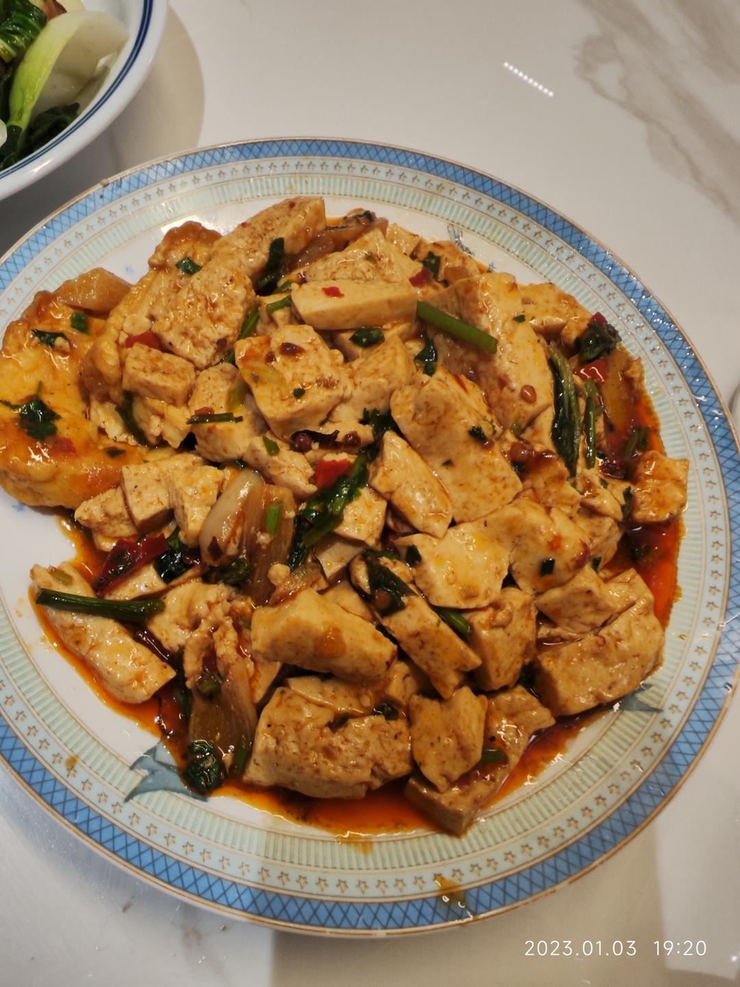 素炒豆腐