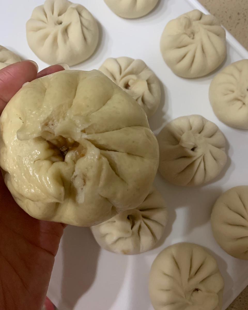 鲜美多汁的洋葱牛肉包子