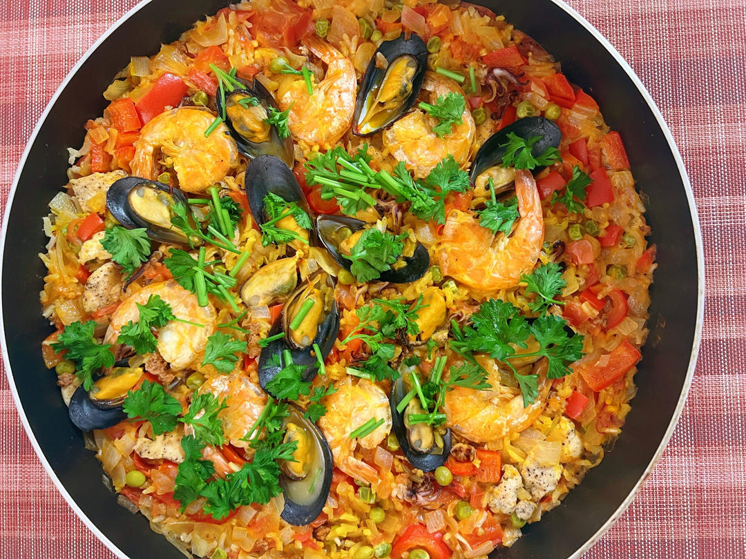 正宗paella 西班牙海鲜饭