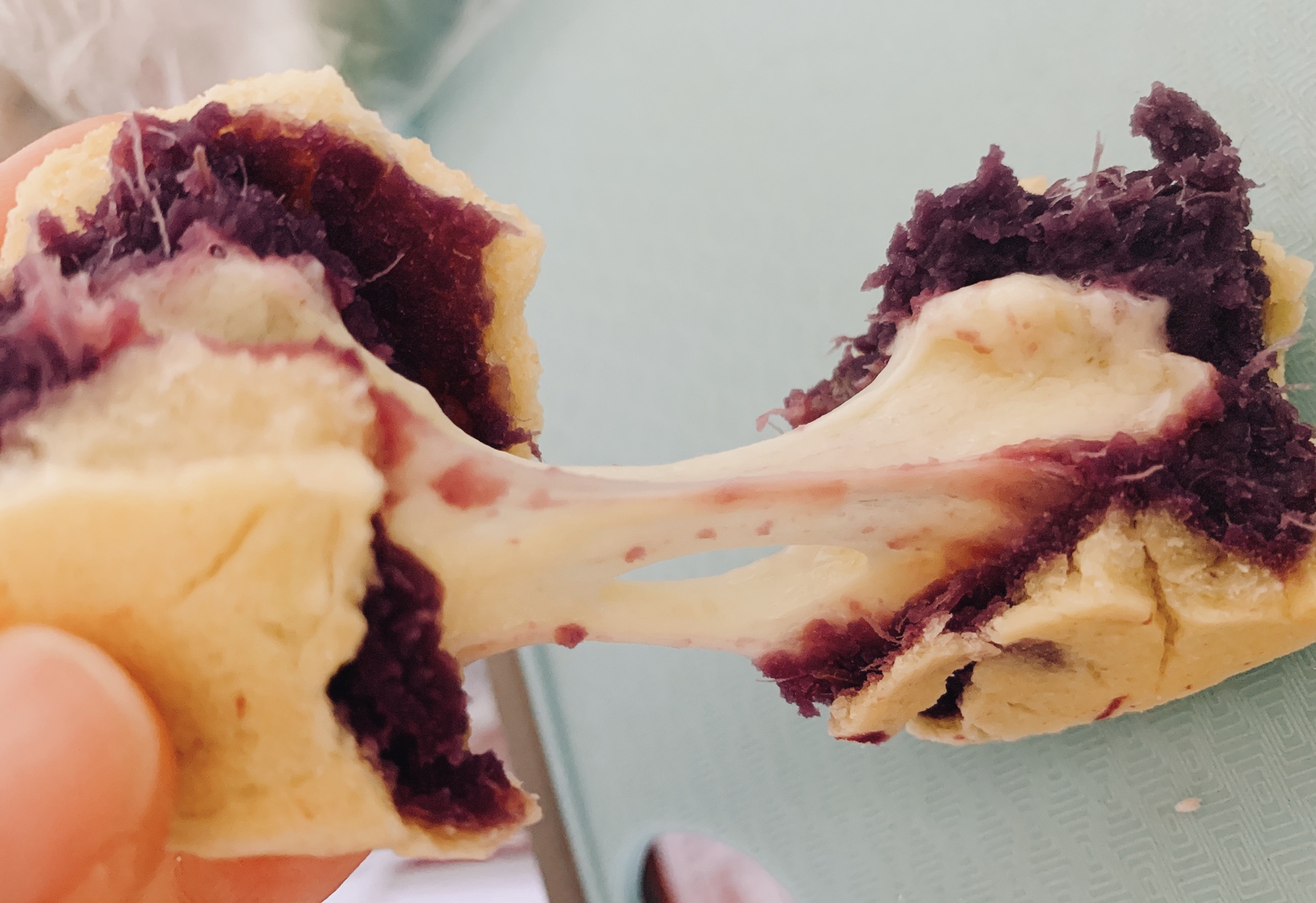 紫薯拉丝仙豆糕（烤箱版）的做法
