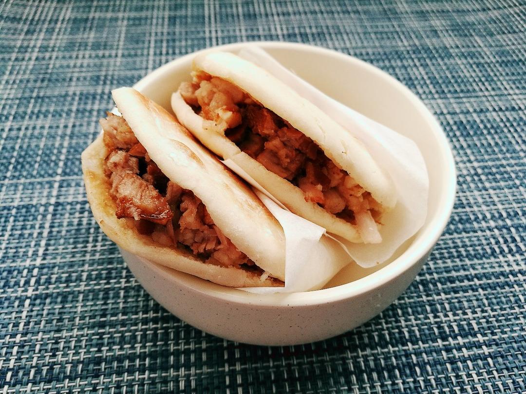 陕西风味小吃，肉夹馍