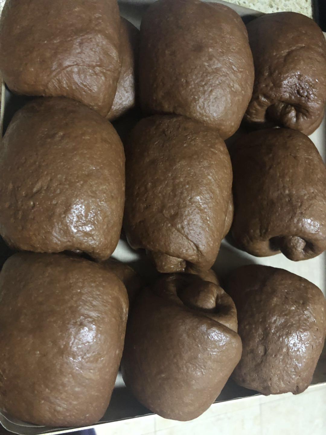 爆软的汤种巧克力小面包