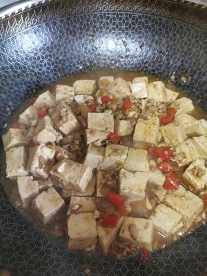 葱香肉末豆腐的做法 步骤15