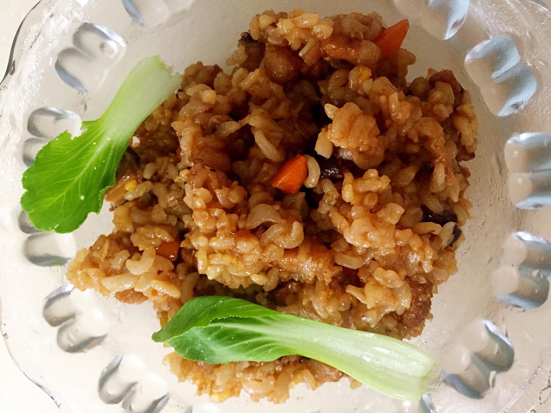 香菇肉丁油饭