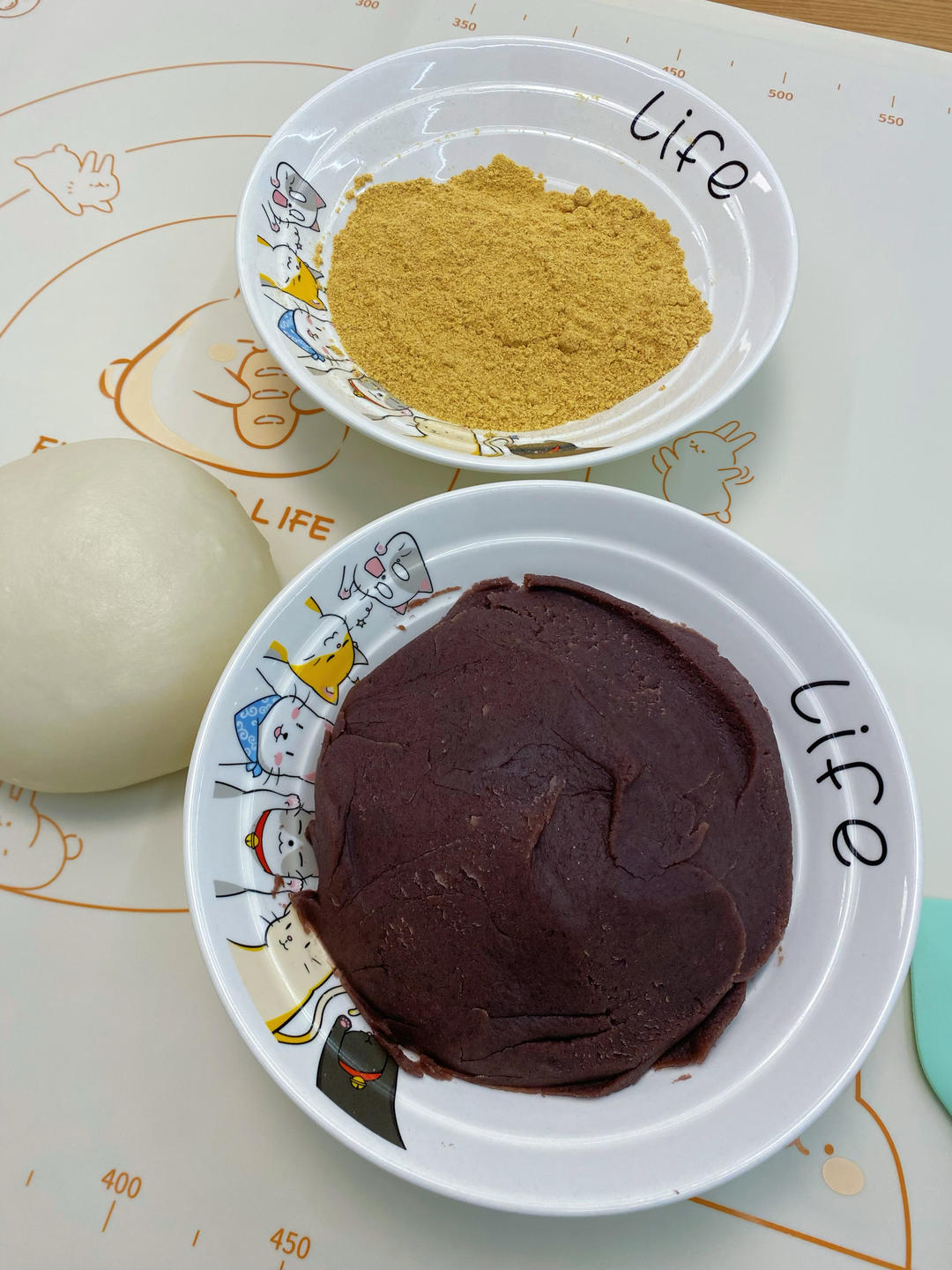 超细腻蛋黄酥豆沙馅