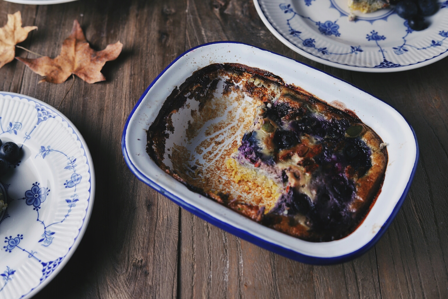 【素食爱好者】蓝莓枸杞花生酱烤小米的做法