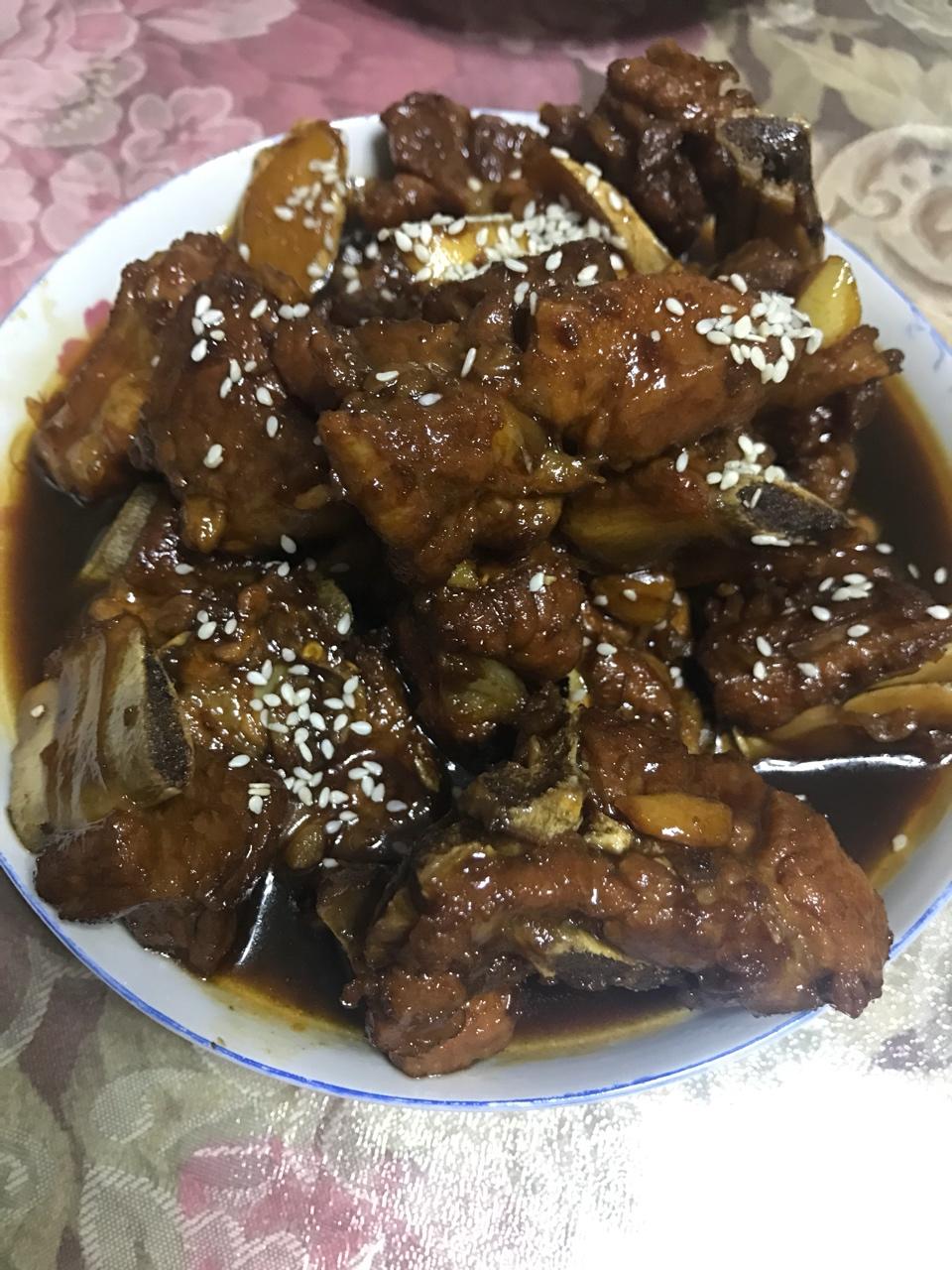 懒人版糖醋排骨