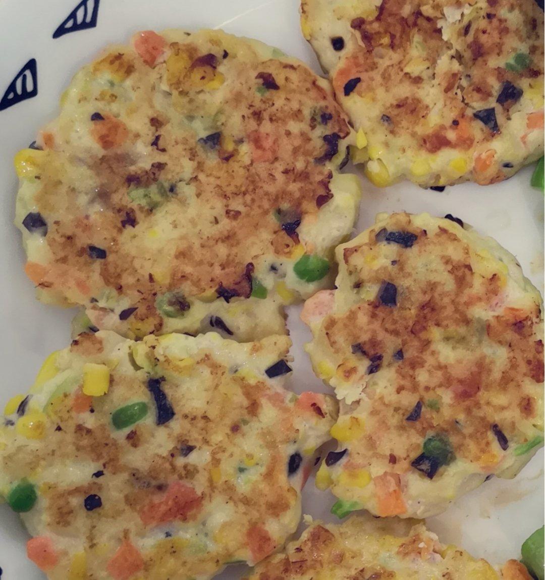 【蔬菜鸡肉饼】