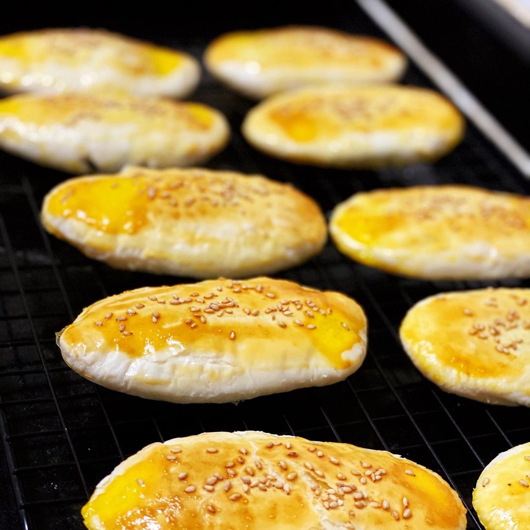 芝麻椒盐牛舌饼（北京小吃）