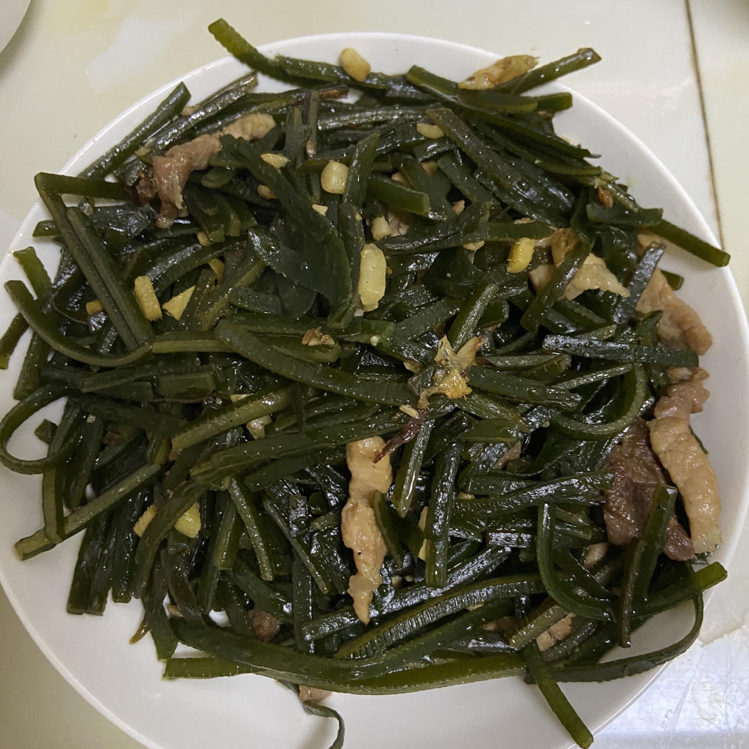 海带丝炒肉