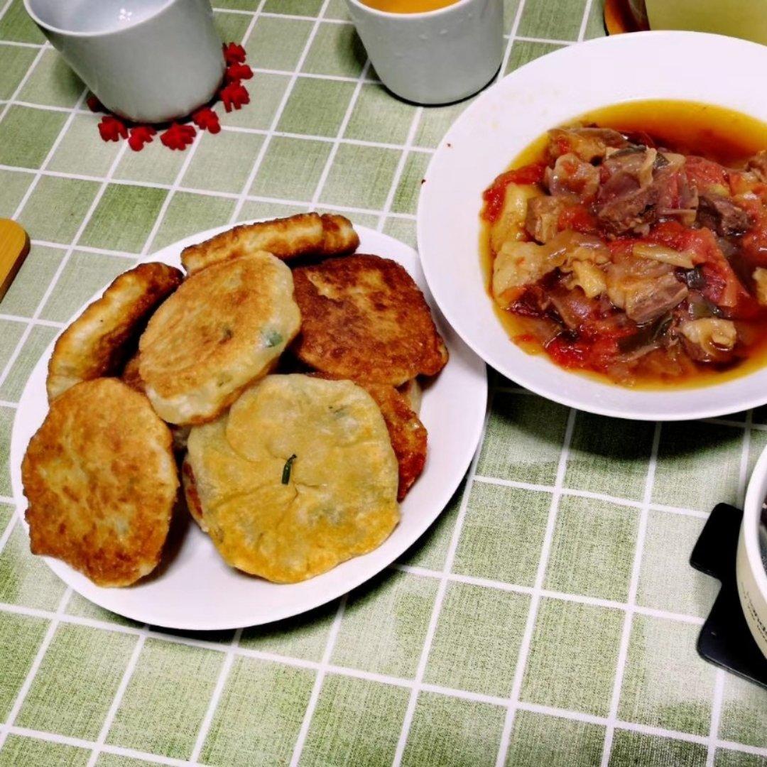 皮薄如纸的韭菜馅饼|免揉面法