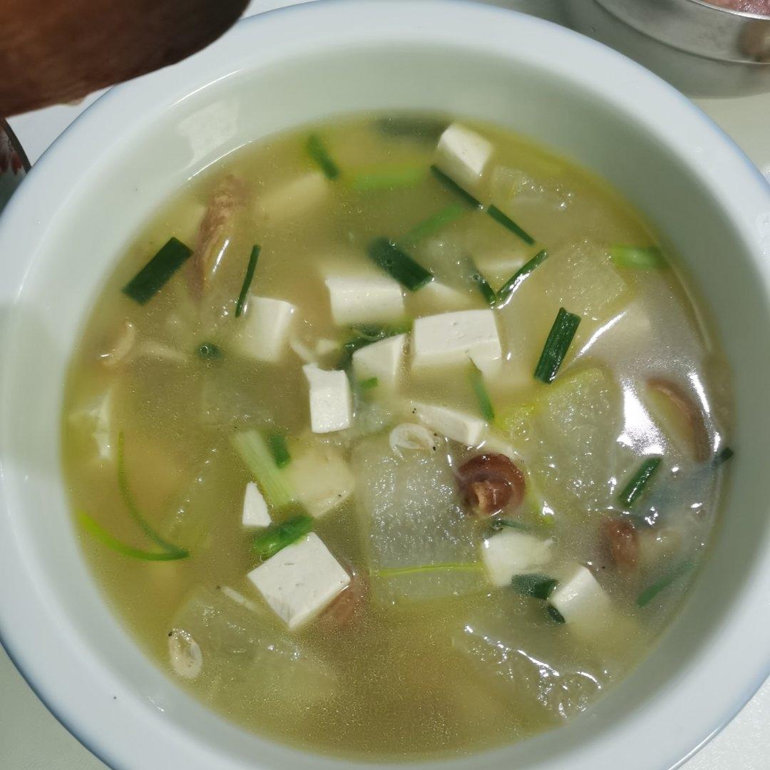 冬瓜豆腐虾米汤