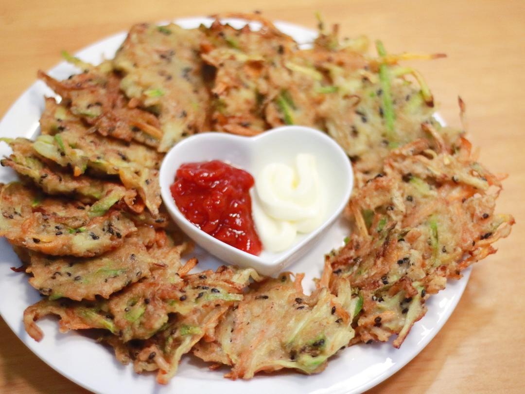 蔬菜鸡蛋饼的做法