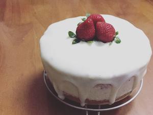 草莓芝士夾心蛋糕的做法 步骤2