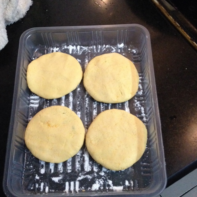 紫薯馅南瓜饼