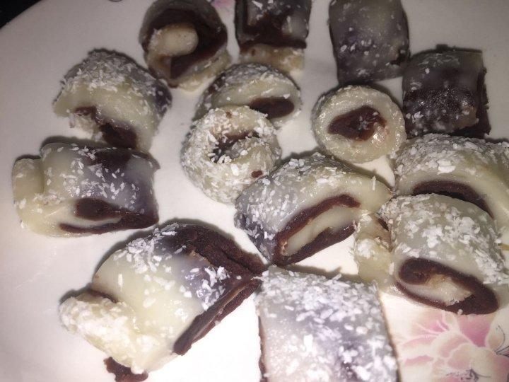 零失败！巨好吃的椰蓉豆沙糯米卷！