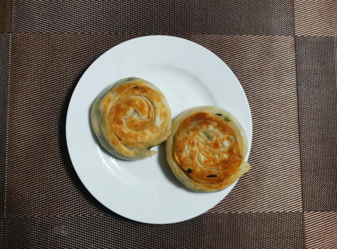 饺子皮葱油饼