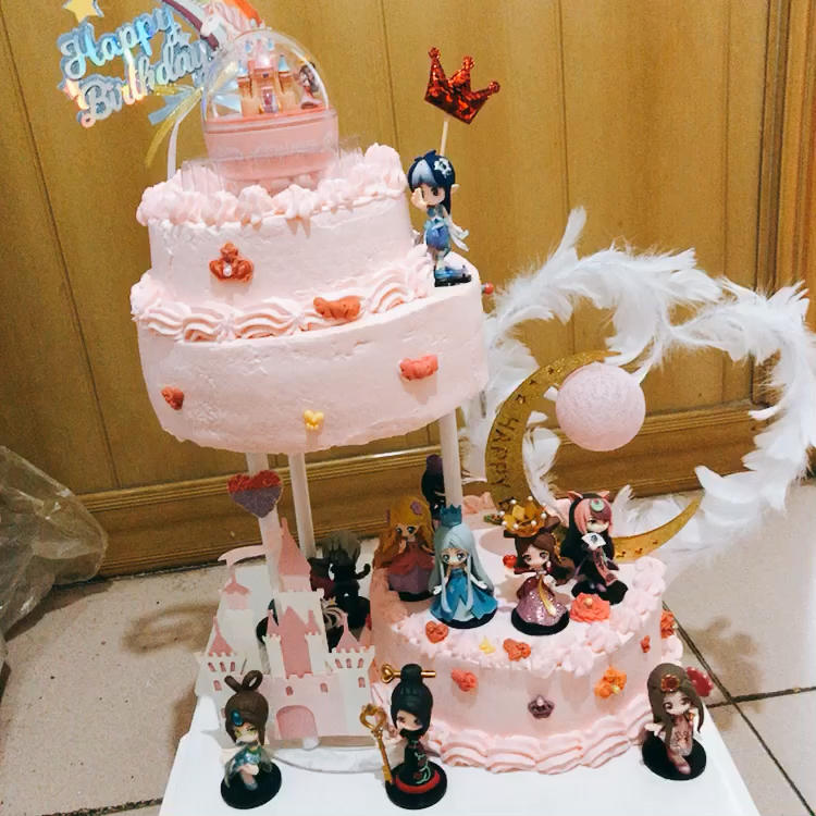 冰雪奇缘悬浮蛋糕