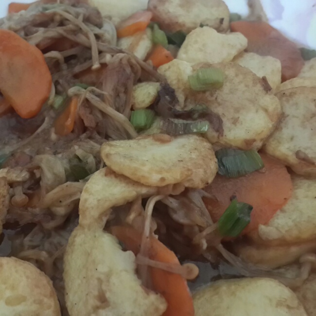 超级下饭菜--金针菇日本豆腐