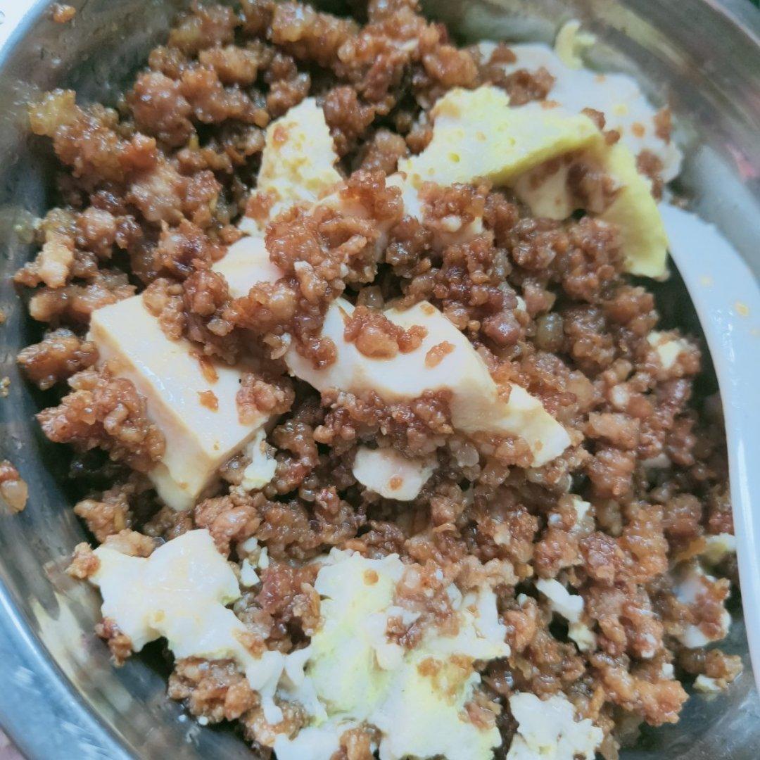 肉末豆腐蒸蛋