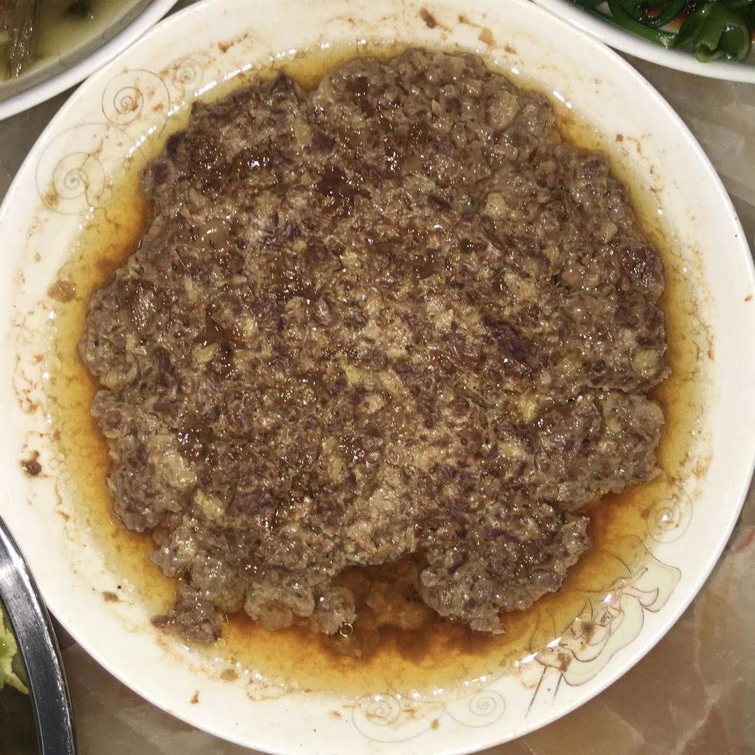 姜牛肉饼