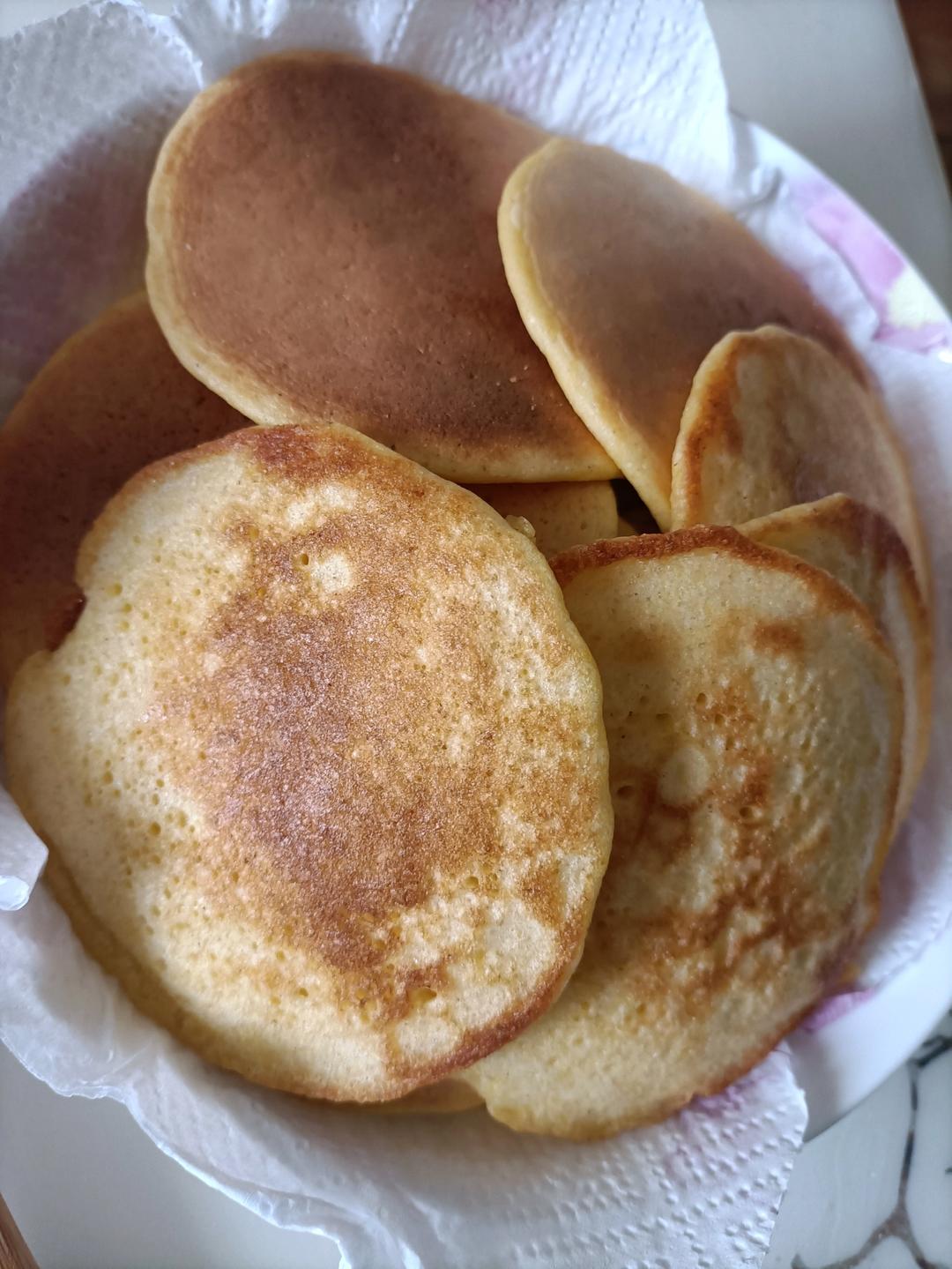 玉米面松饼，早起5分钟搞定，又软又健康