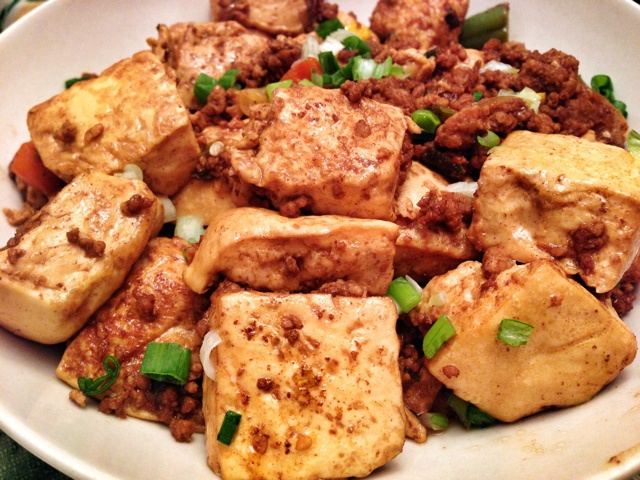 红烧肉末豆腐