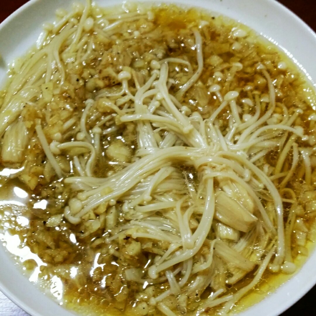 蒜蓉蒸金针菇