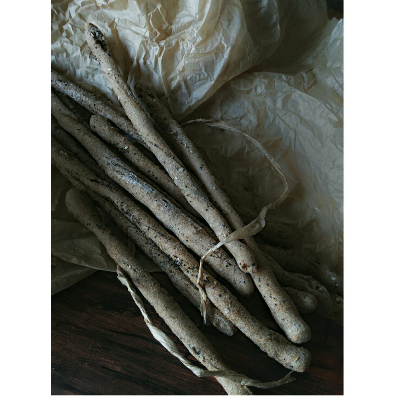 天然酵种芝麻茴香面包棒（消耗酵种）