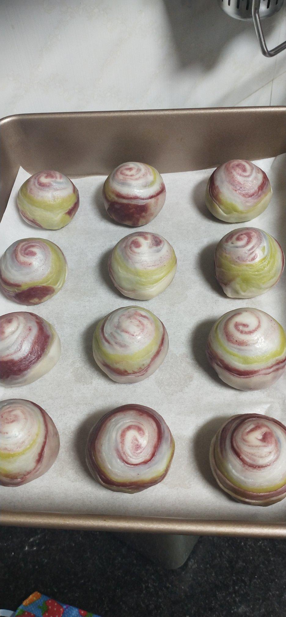 彩虹酥 螺旋酥 五彩酥 各种酥 史上步骤最详细