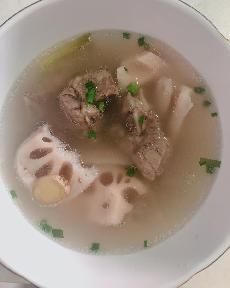 莲藕排骨汤