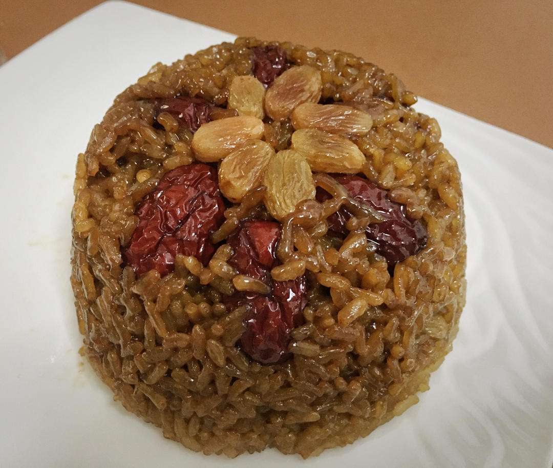 红糖糯米饭（不放猪油的八宝饭）
