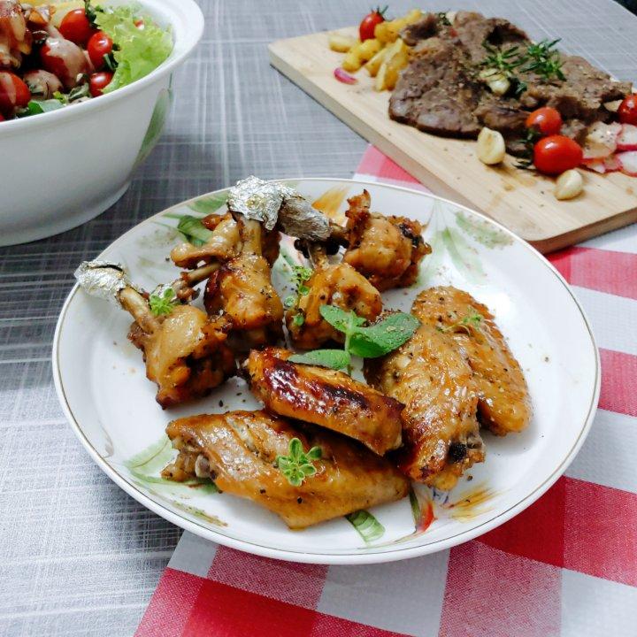 烤鸡翅（自制腌料）