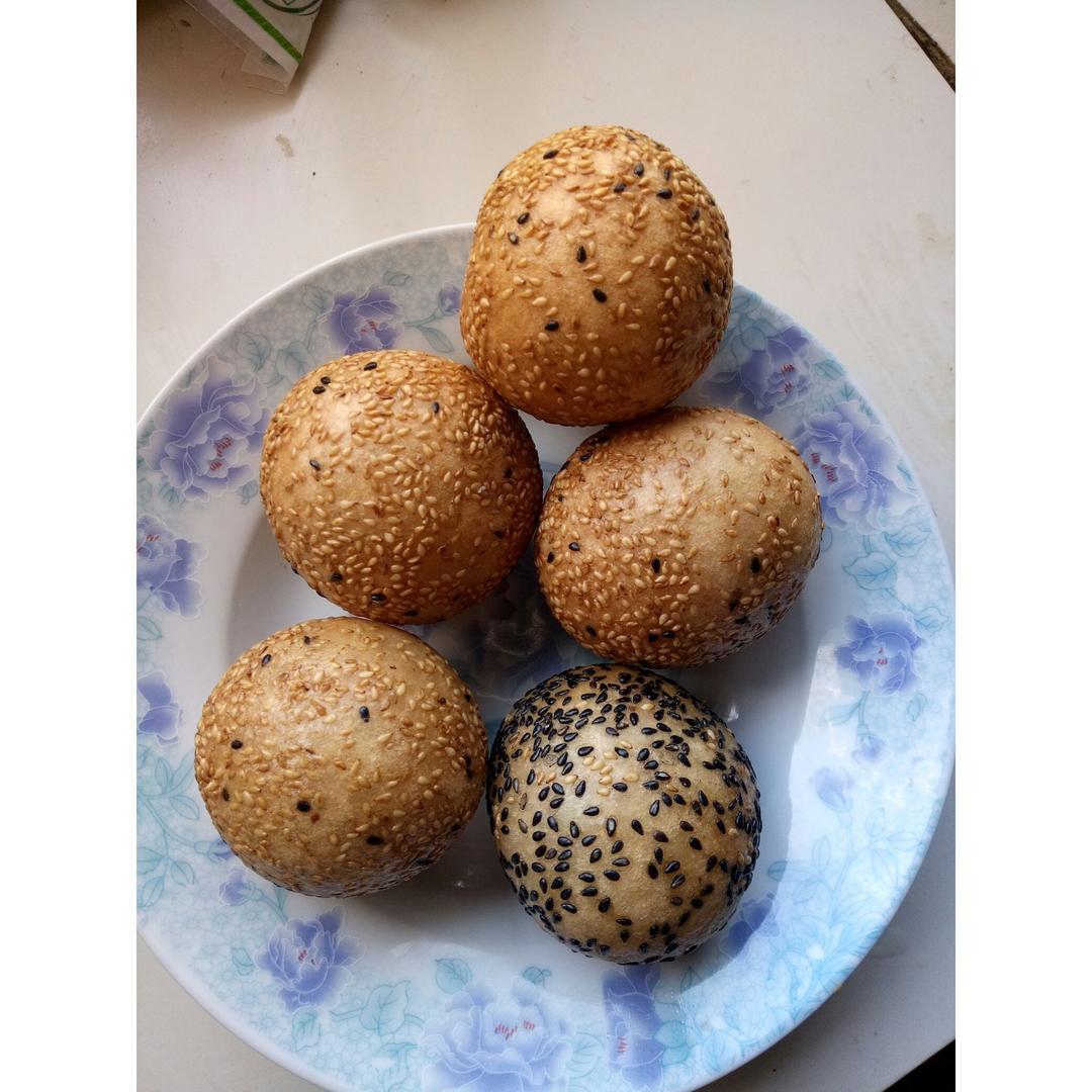 豆沙麻团