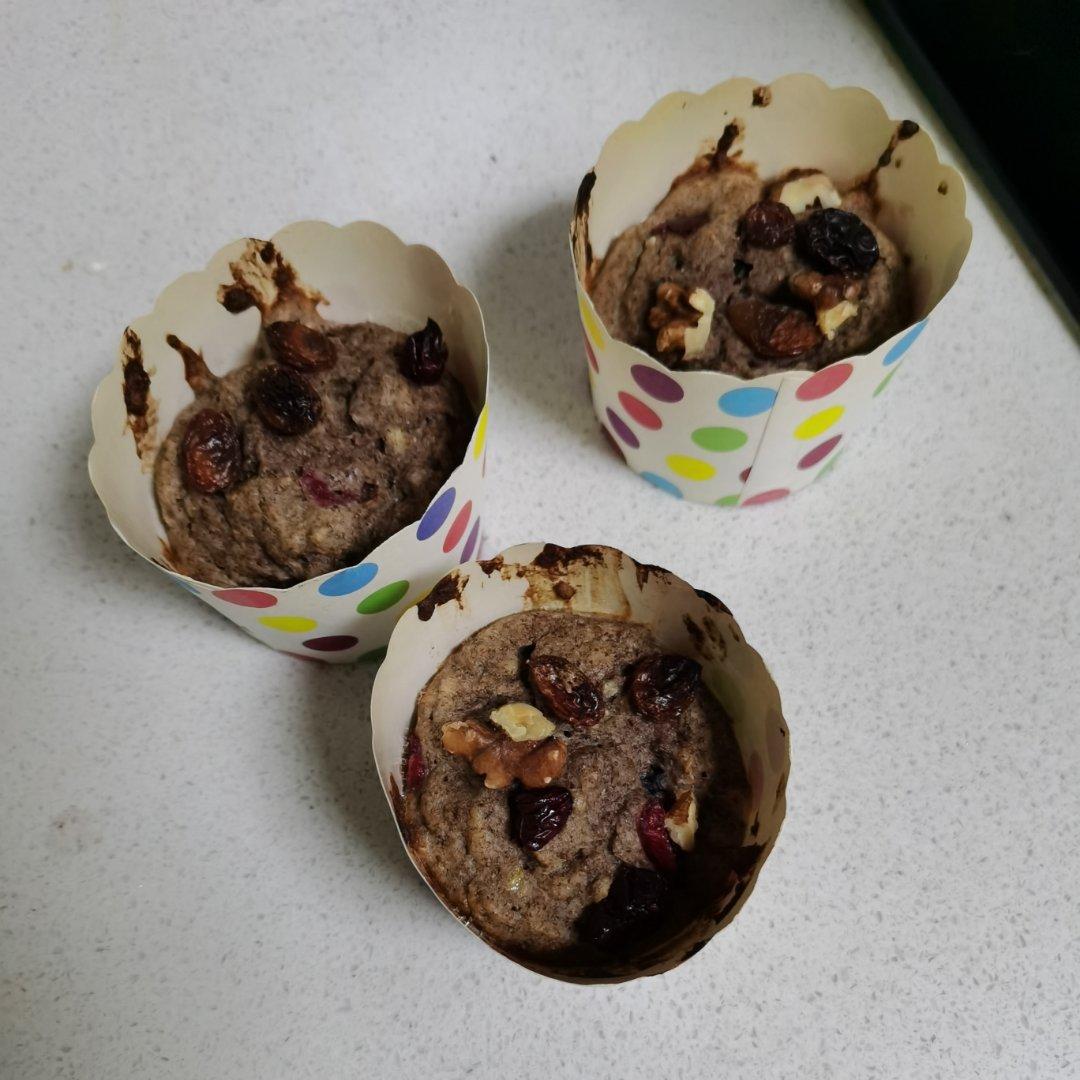 【减脂主食】116千卡/块的无油无糖香蕉全麦马芬