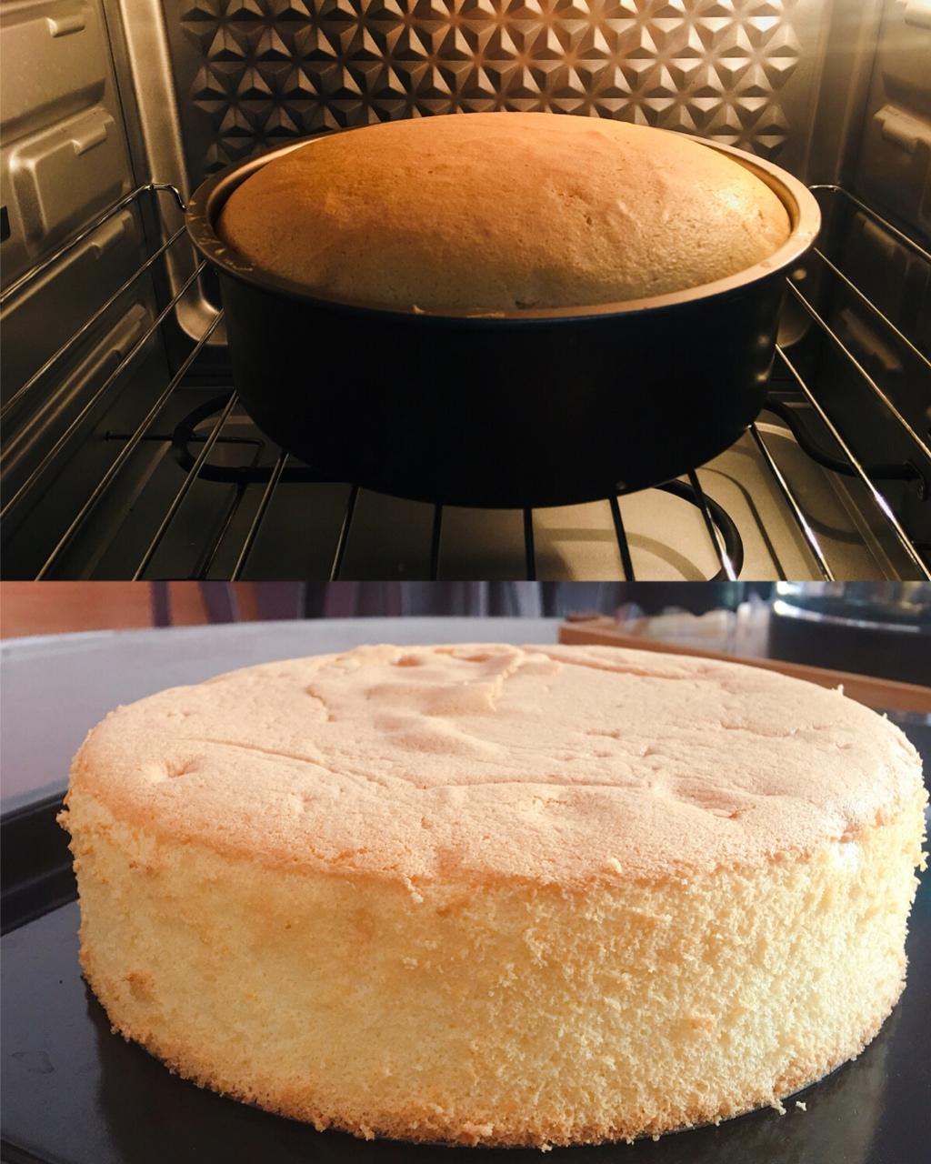 小玮玮玮玮啊做的戚风蛋糕8寸超级详细版菜谱回来了