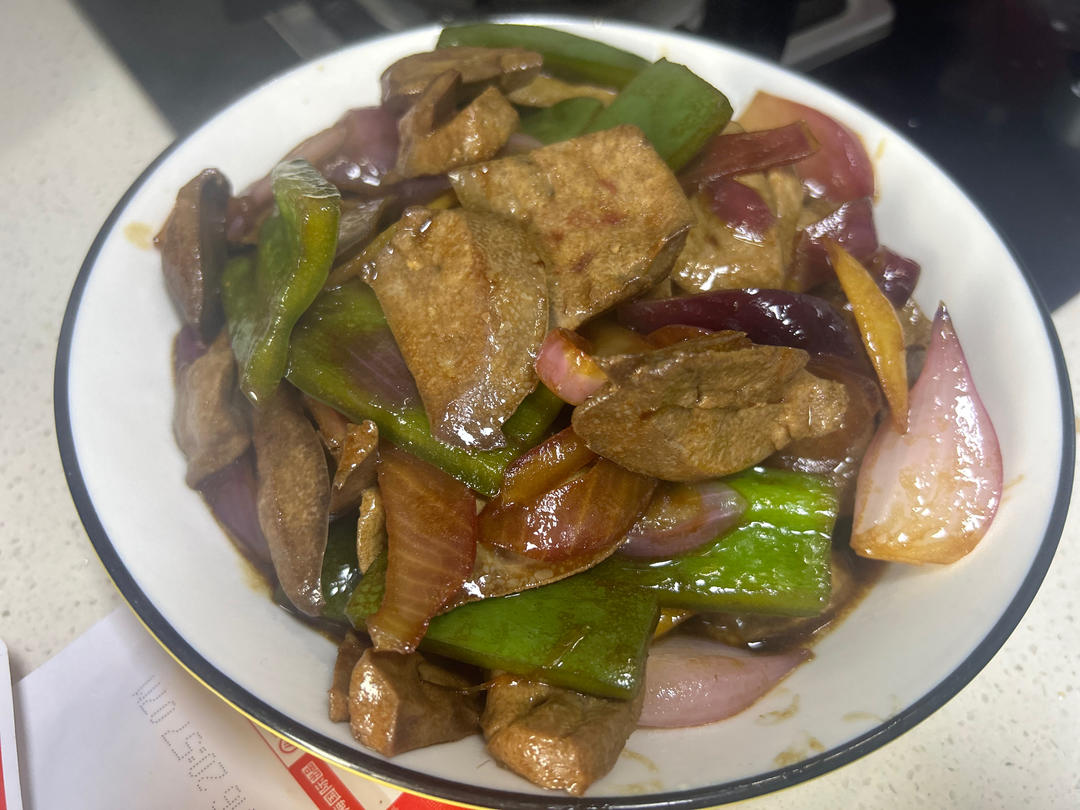 爆炒猪肝家庭做法