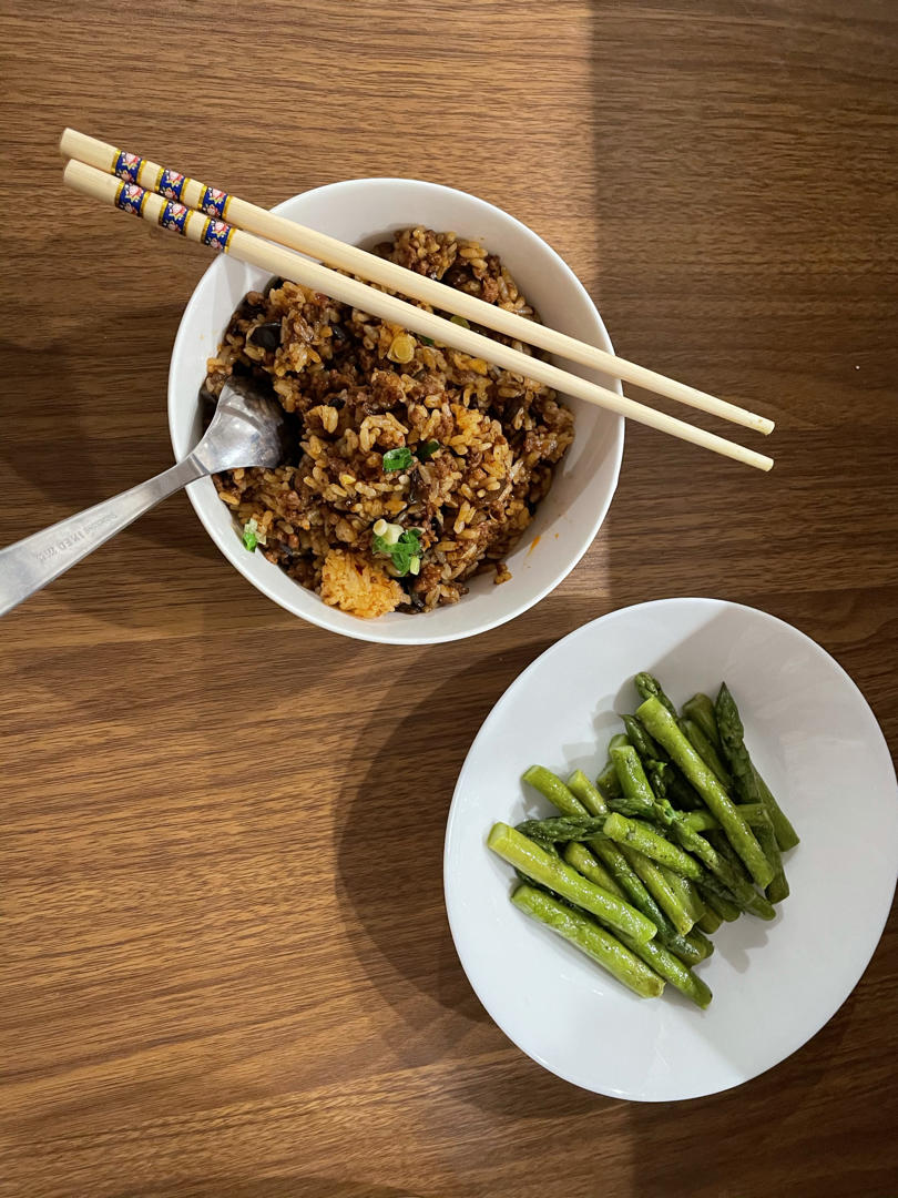 特别好吃的茄子炒饭