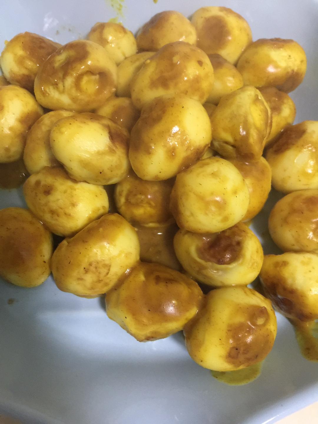 咖喱鹌鹑蛋