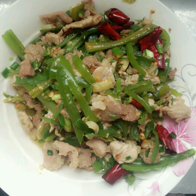 青椒炒肉丝