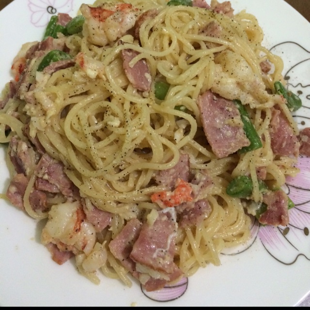 超简单的奶汁培根意面Carbonara