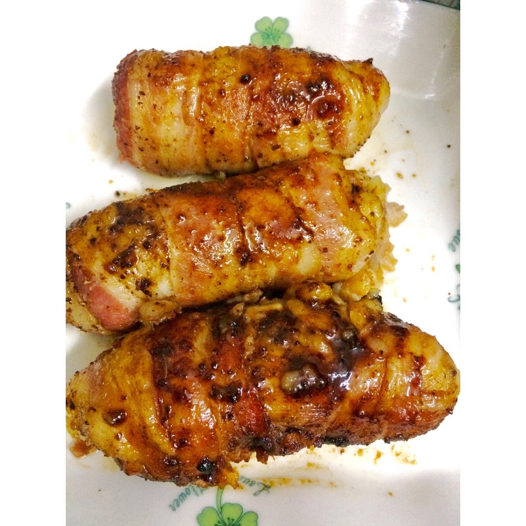 《食戟之灵》土豆培根烤肉