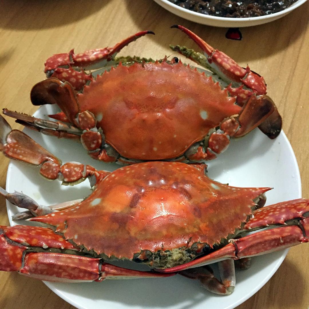 清蒸梭子蟹