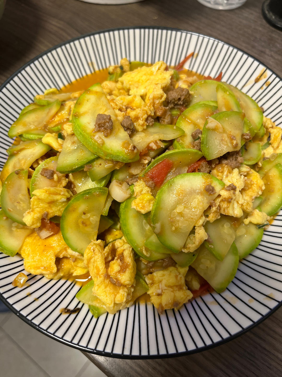 西葫芦炒鸡蛋