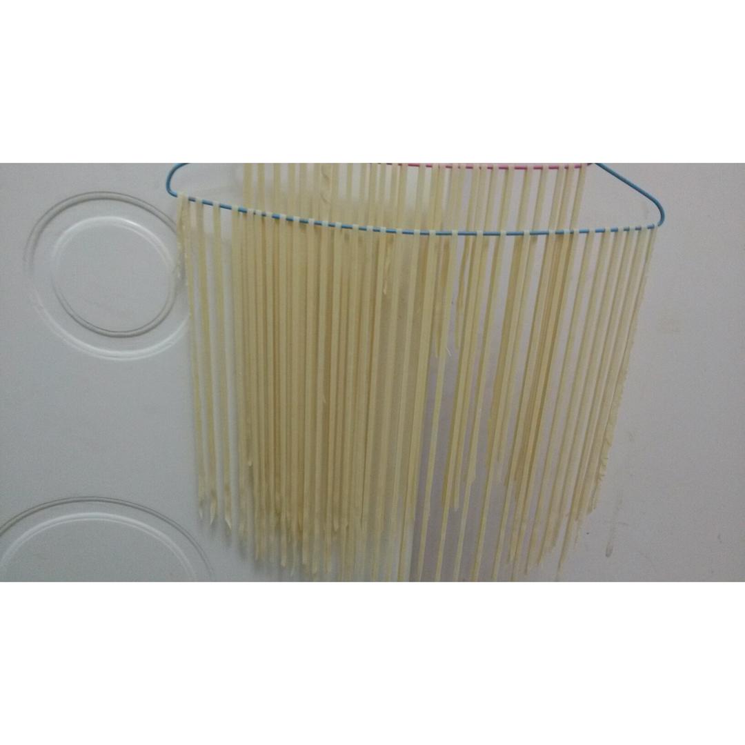 自制彩色手工面条/挂面