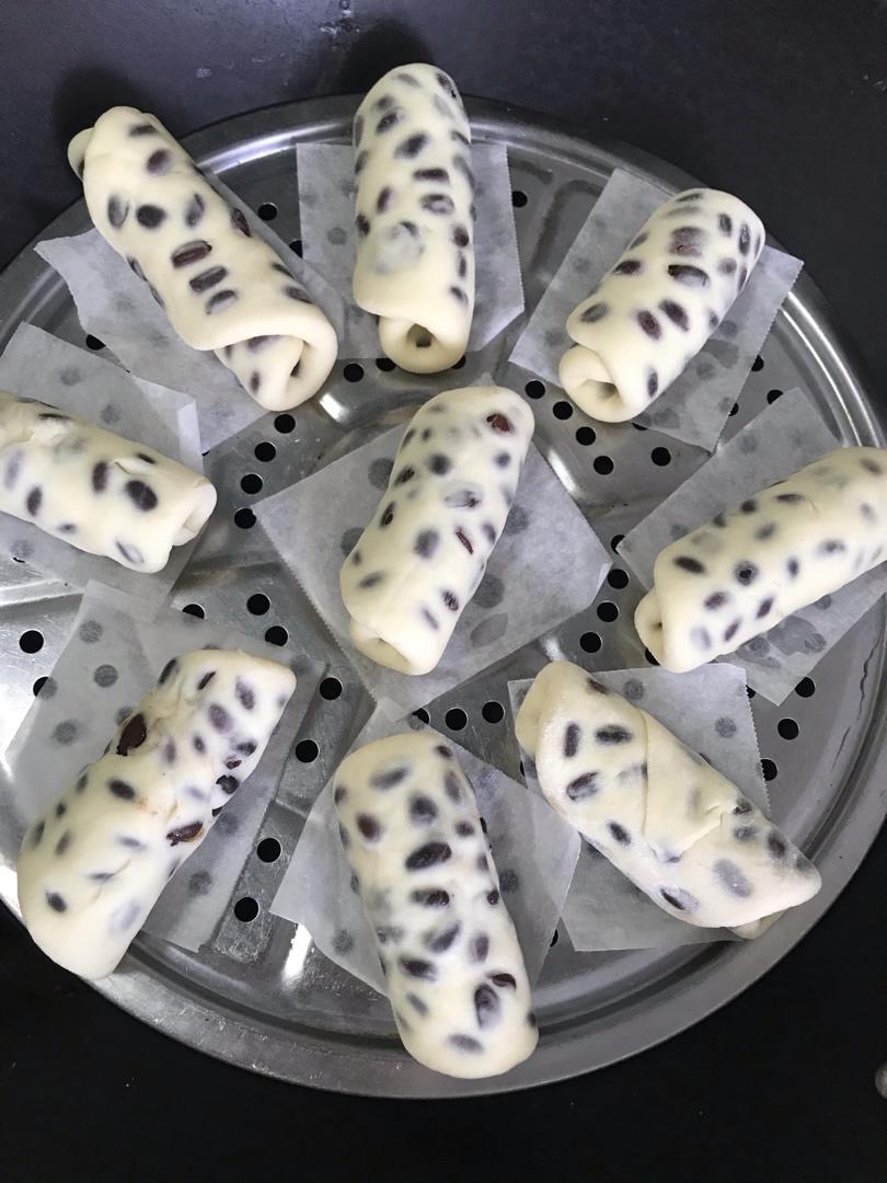 奶香红豆馒头卷（一次性发酵）