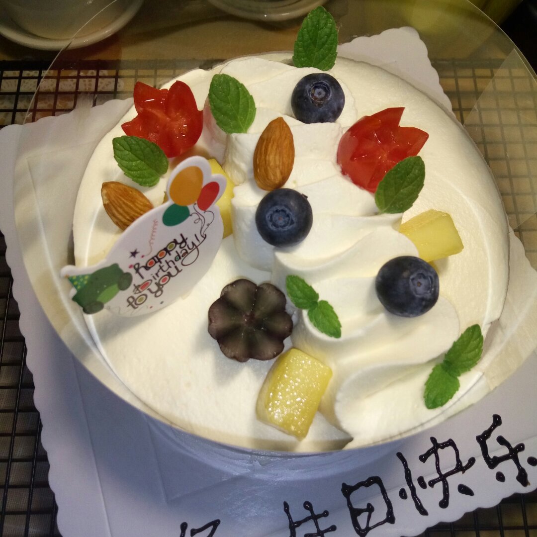 生日蛋糕裱花制作