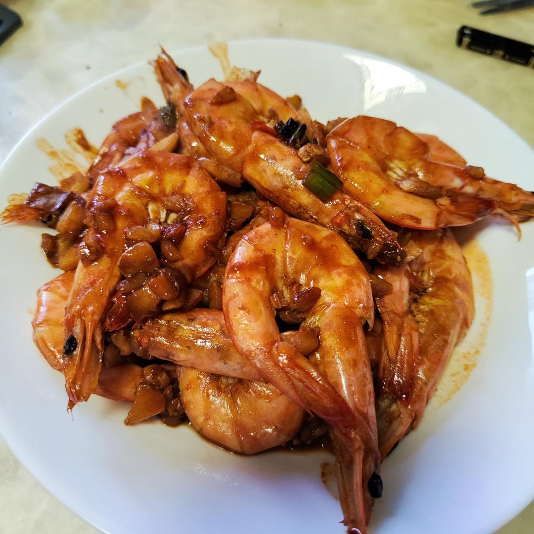 家庭版油焖大虾