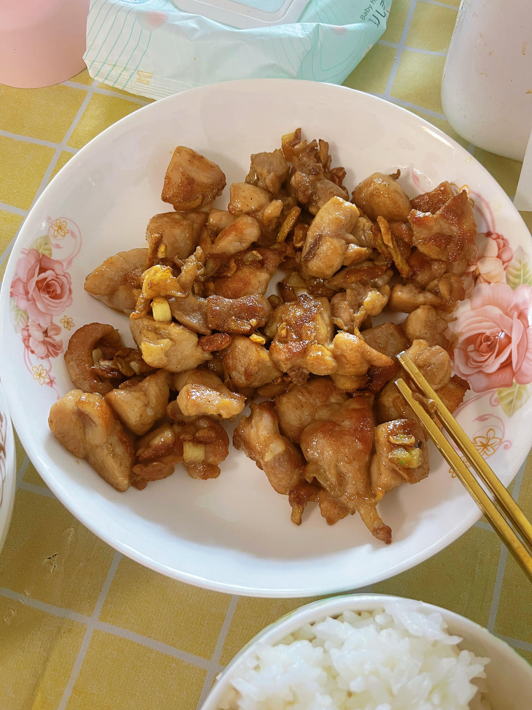 蒜香煎鸡腿肉