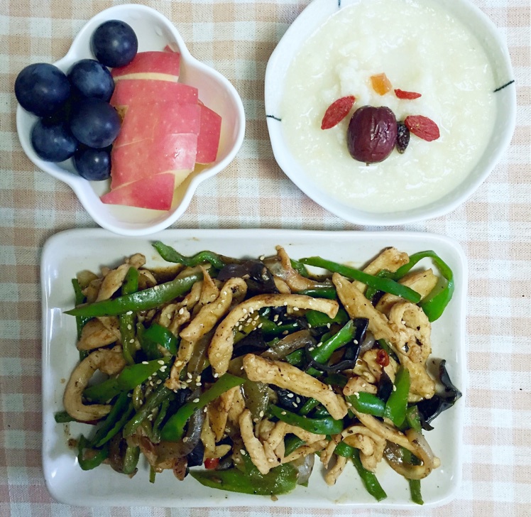青椒鸡肉胡萝卜